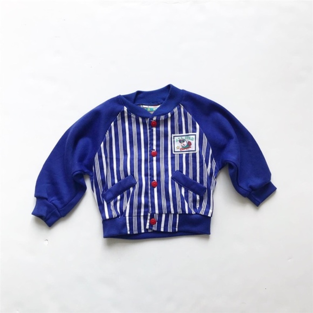 Vintage CB kid all start baseball jacket 24m
